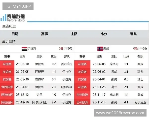 世界杯伊拉克对挪威比赛中停赛情况的全面解析及对球队备战策略的影响分析